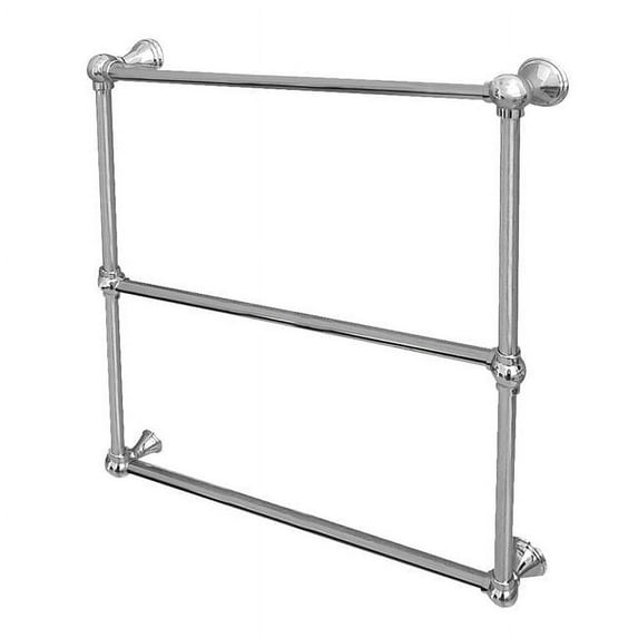 Kingston Brass DTC323019CP 30 in. Maximilien Wall Mount Towel Rack, Polished Chrome