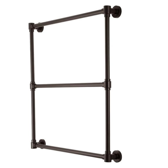 Kingston Brass DTM323035 30 x 32 in. Gallant Wall Mount Towel Rack, Oil Rubbed Bronze