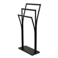 thumbnail image 1 of Kingston Brass SCC3300 Edenscape 34-7/16 Inch Freestanding Pedestal 3-Tier Y-Style Towel Rack in Matte Black, 1 of 7