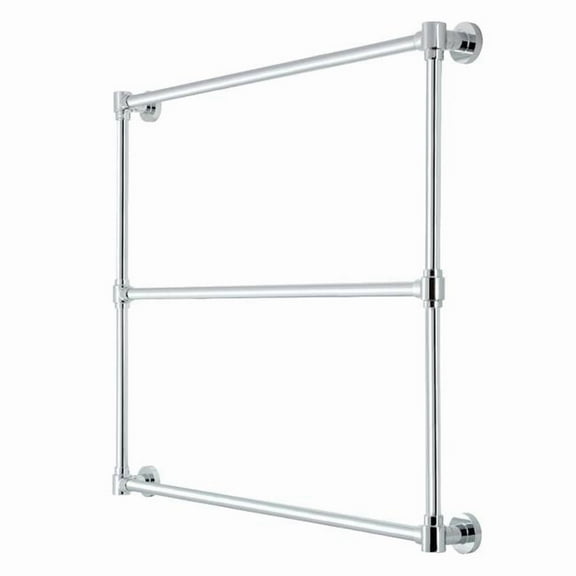 Kingston Brass DTM323631 36 x 32 in. Gallant Wall Mount Towel Rack, Polished Chrome