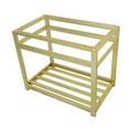 thumbnail image 1 of Kingston Brass  37 x 22 in. Fauceture Steel Console Sink Base, Brushed Brass, 1 of 7