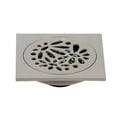 thumbnail image 1 of Kingston Brass Watercourse Floral 4" Square Grid Shower Drain BSF6360BN, 1 of 4