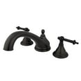 thumbnail image 1 of Kingston Brass  8 Inch -18 Inch Widespread Roman Tub Filler - Oil Rubbed Bronze, 1 of 1