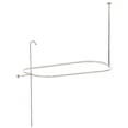 thumbnail image 1 of Kingston Brass ABT1040-8 End Mount Rectangular Shower Riser with Enclosure, Brushed Nickel, 1 of 2