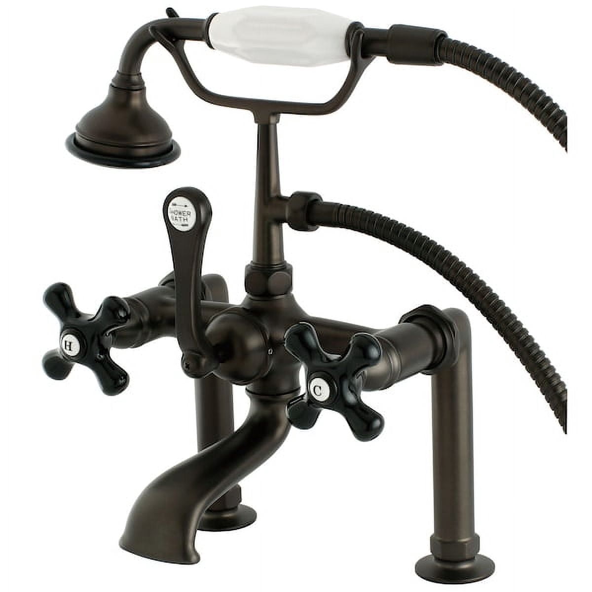 Kingston Brass AE103T5PKX Aqua Eden Duchess Deck Mount Clawfoot Tub ...
