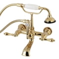 thumbnail image 1 of Kingston Brass AE551T2 7" Wall Mount 2-Handle Tub Fauce AE551T2, 1 of 5