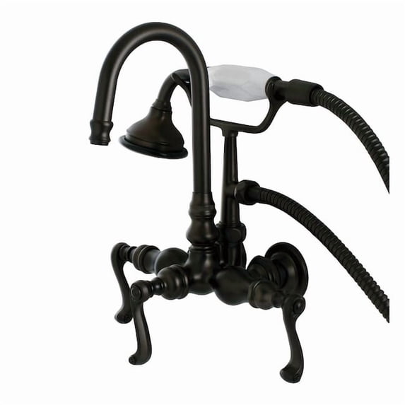Kingston Brass AE7T5FL Wall Mount Clawfoot Tub Faucet AE7T5FL