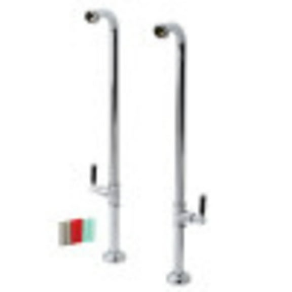 Kingston Brass AE810S1DKL Concord Freestanding Tub Supply Line, Polished Chrome