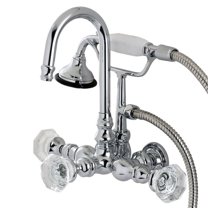 Kingston Brass AE8T1WCL Wall Mount Clawfoot Tub Faucet AE8T1WCL
