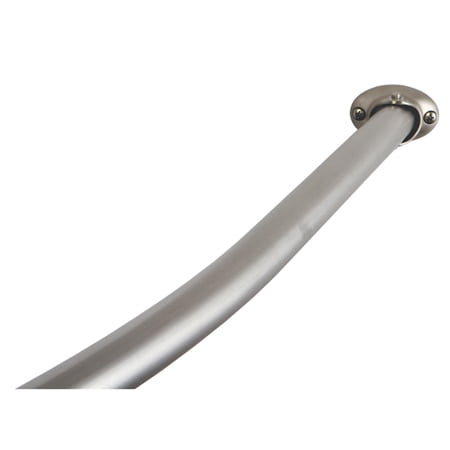 Kingston Brass Adjustable Hotel Single Curved Shower Curtain Rod