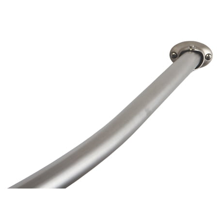Kingston Brass Adjustable Hotel Single Curved Shower Curtain Rod
