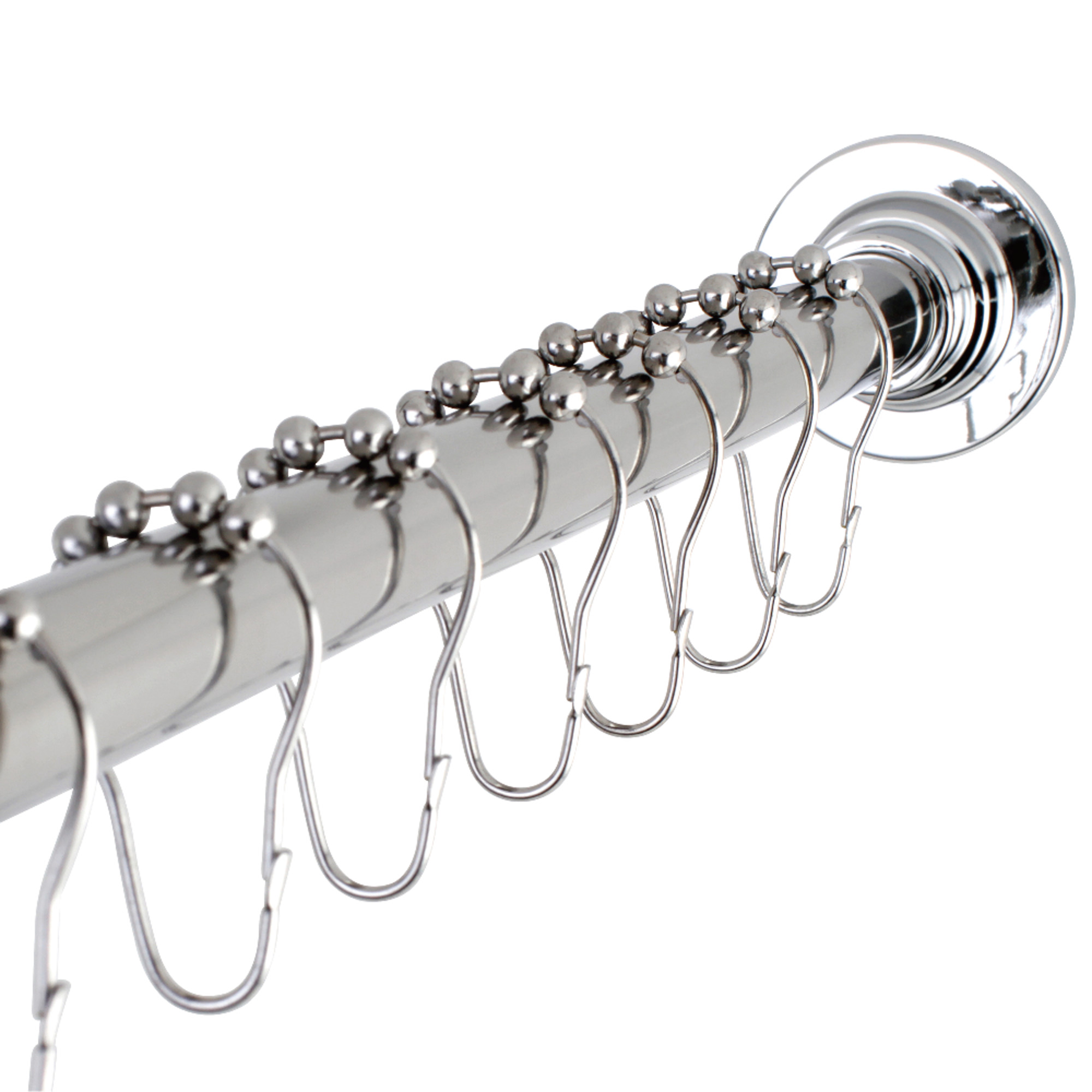 Shower Rod Rings Kingston Brass SCC3111 Edenscape 60-Inch to 72-Inch Adjustable Shower ...