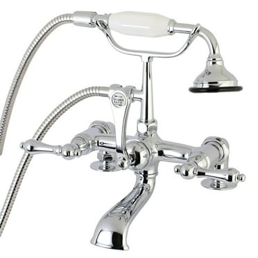 Kingston Brass AE204T1 7" Deck Mount 2-Handle Tub Fauce AE204T1