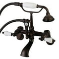 thumbnail image 1 of Aqua Vintage AE55T5 Clawfoot Tub Faucet with Hand Shower, Oil Rubbed Bronze, 1 of 7