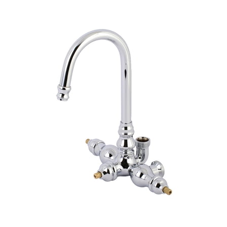 Aqua Vintage AET200-1 Clawfoot Tub Faucet, Polished Chrome