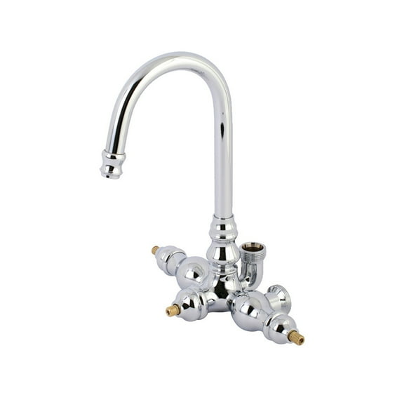 Aqua Vintage AET200-1 Clawfoot Tub Faucet, Polished Chrome