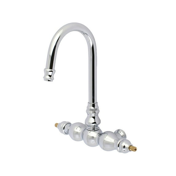 Aqua Vintage AET300-1 Clawfoot Tub Faucet, Polished Chrome