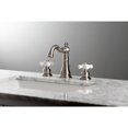 thumbnail image 1 of Kingston Brass  American Classic 8 in. Widespread Bathroom Faucet Brushed Nickel Brushed, Nickel Finish, 1 of 5