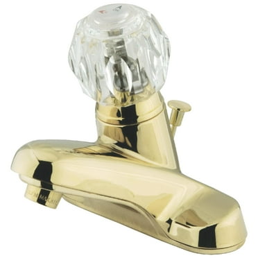 Kingston Brass Americana 4 in. Centerset Bathroom Faucet Polished Brass Polished