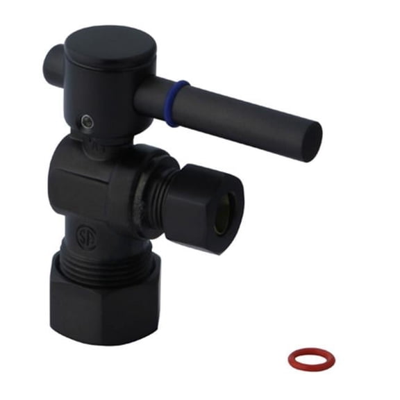 Kingston Brass  Angle Stop with .62 in. OD Compression x .37 in. OD Compression
