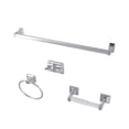 thumbnail image 1 of Kingston Brass BA0104C 4-Piece Bathroom Accessory Set, Polished Chrome, 1 of 5