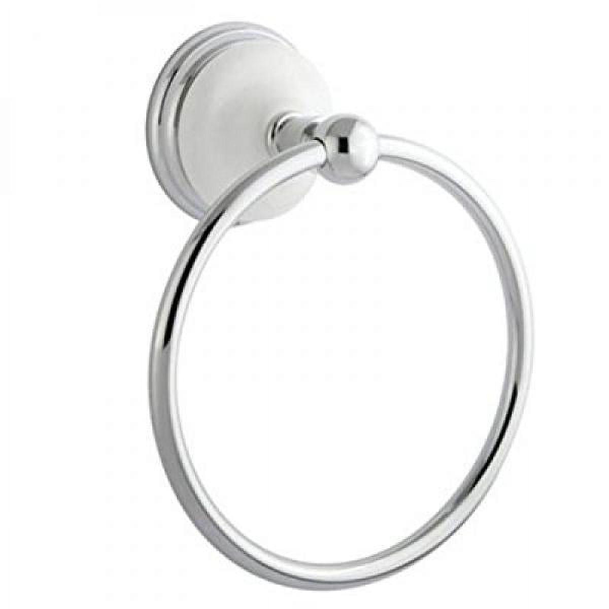 Victorian Polished Chrome Wall Mounted Towel Ring