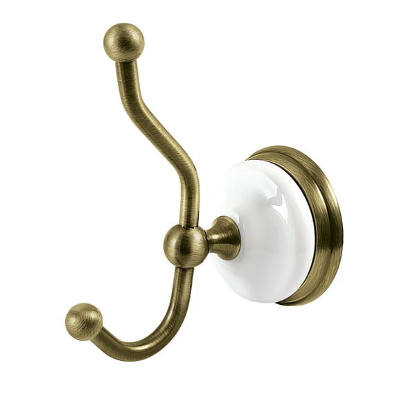 Kingston Brass BA1117AB Victorian Robe Hook, Antique Brass