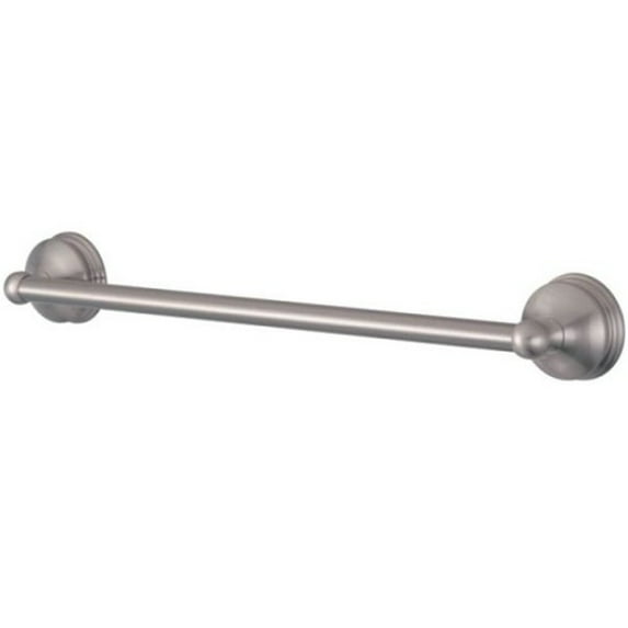 Kingston Brass BA1162BK Water Onyx 18 inch Towel Bar Black Stainless Steel