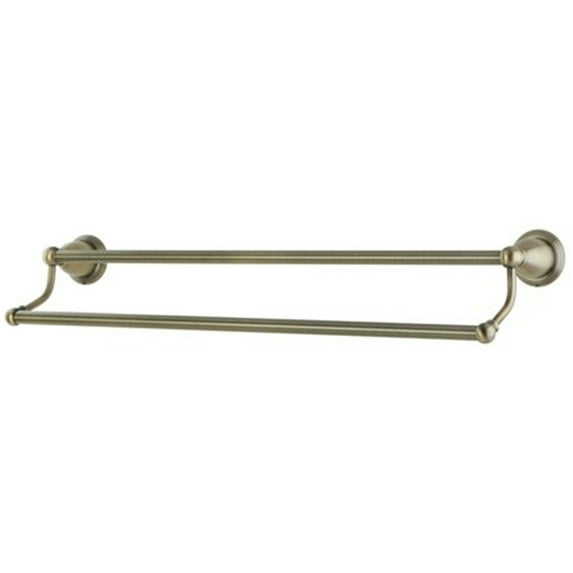 Kingston Brass BA1753AB Heritage 24" Dual Towel Bar Antique Brass