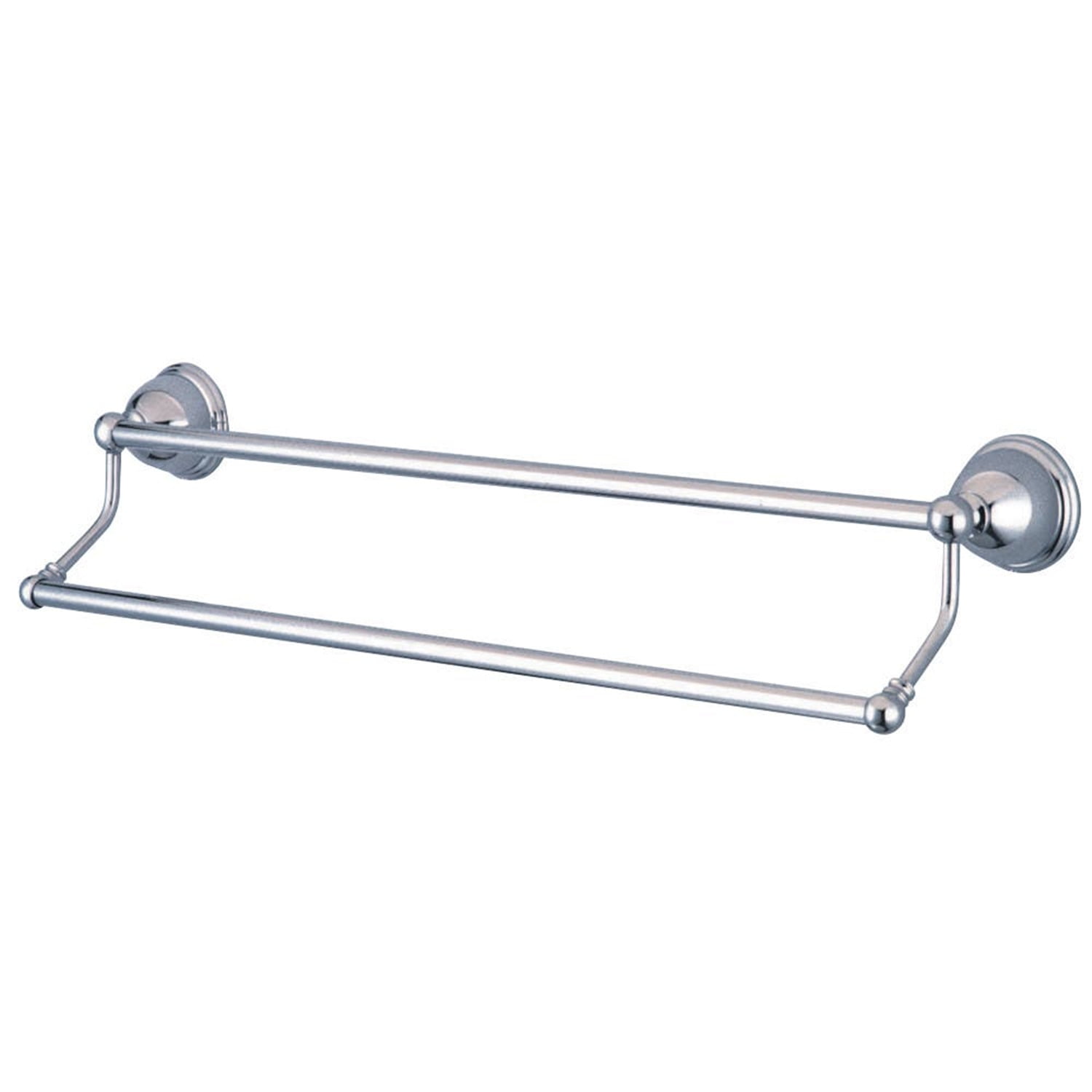 Kingston Brass 18-Inch Polished Chrome Dual Towel Bar