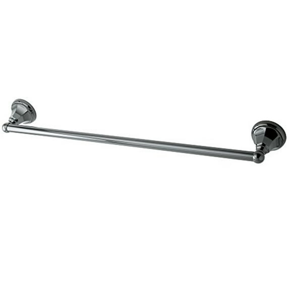 Kingston Brass BA4812BK Water Onyx 18 inch Towel Bar, Black Nickel - Black Nickel