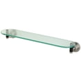 thumbnail image 1 of Kingston Brass BA8219SNDKL Kaiser 20-Inch Glass Shelf with Rubber Sleeve, Sat..., 1 of 2