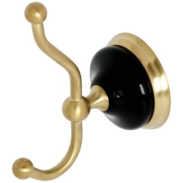 Kingston Brass BA9117BB Water Onyx Robe Hook, Brushed Brass