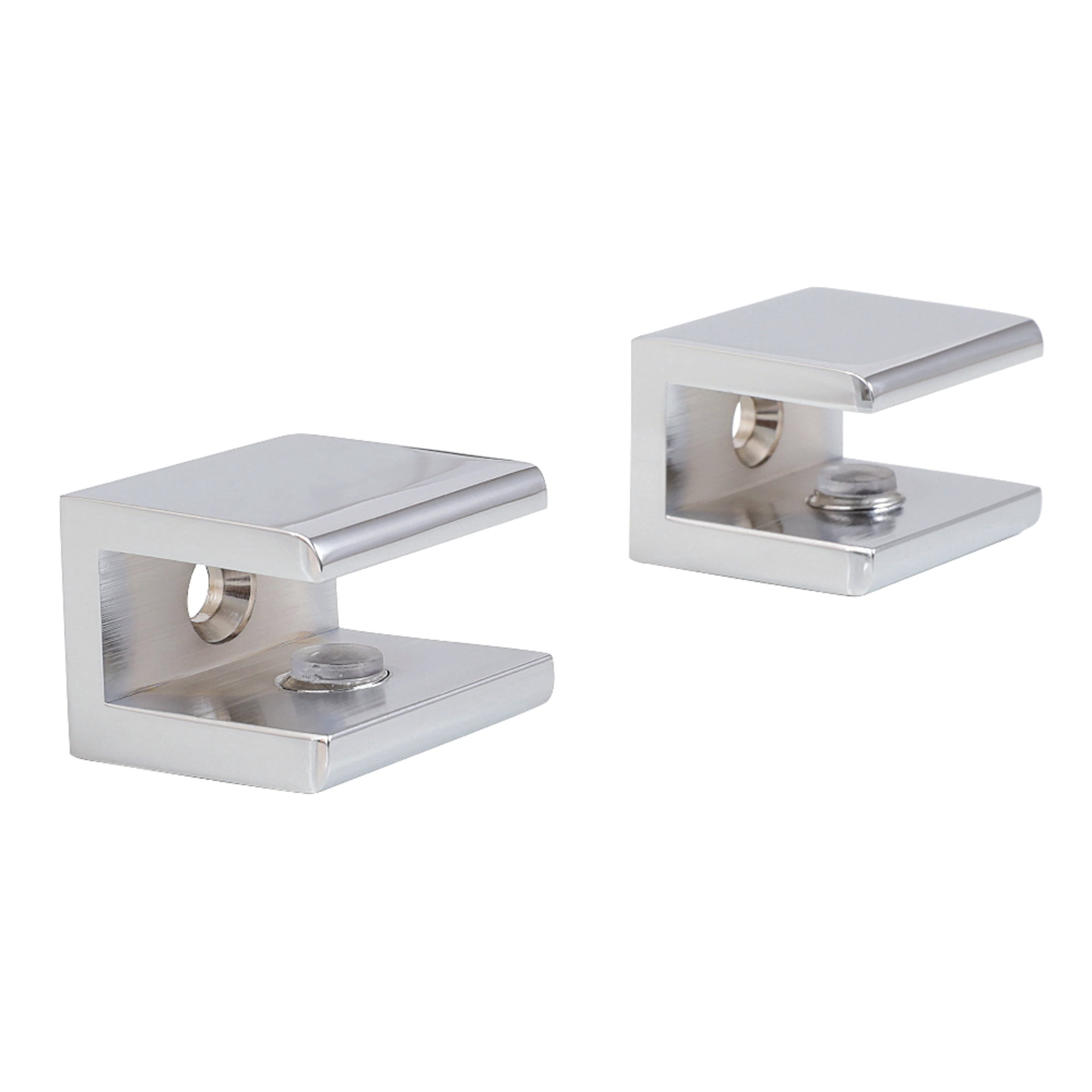 Kingston Brass BAB1011 Levitas Glass Shelf Clamp, Polished Chrome
