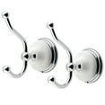 thumbnail image 1 of Kingston Brass BAK1117C Victorian 2-Piece Robe Hook, Polished Chrome, 1 of 2