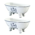 thumbnail image 1 of Kingston Brass BATUBDSWD 5-11/16-Inch Miniature Ceramic Double-Ended Bathtub (2-Pieces), White, 1 of 4