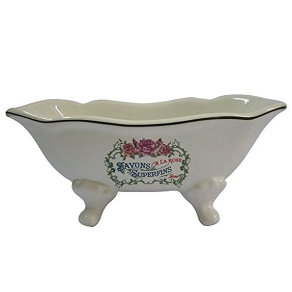 Kingston Brass BATUBFLW 8 in. Savon Superfins Slipper Clawfoot Tub Decorative Soap Dish
