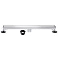 thumbnail image 1 of Kingston Brass BSF2821 Watercourse 28-Inch Stainless Steel Linear Shower Drain with Reversible Tile Insert and Flat Grate in Polished Chrome, 1 of 8