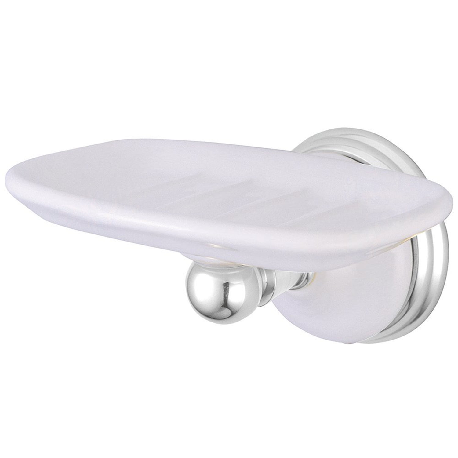 Victorian Polished Chrome Wall Mount Soap Dish Holder