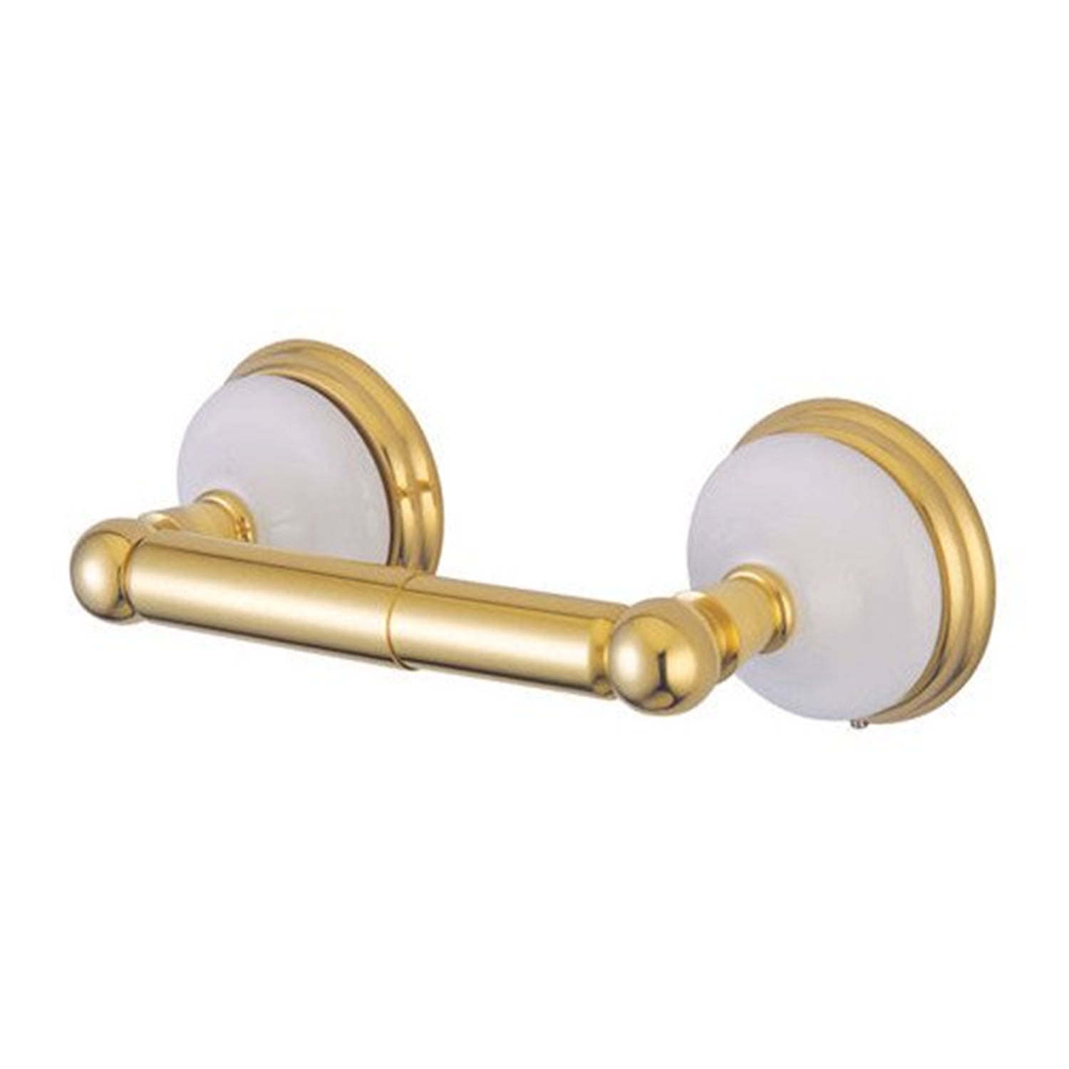 Victorian Polished Brass Wall Mounted Toilet Paper Holder