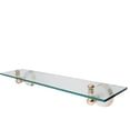 thumbnail image 1 of Kingston Brass BA1119PB Glass Shelf in Polished Brass, 1 of 5