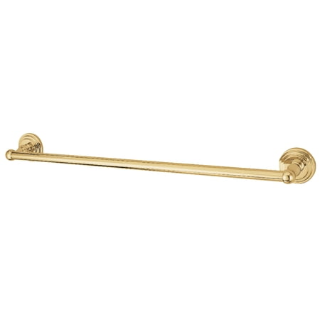 Kingston Brass BA2711PB Milano 24-Inch Single Towel Bar in Polished Brass