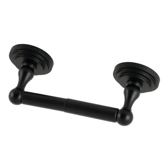 Kingston Brass BA2718MB 2.63 in. Milano Toilet Paper Holder, Matte Black