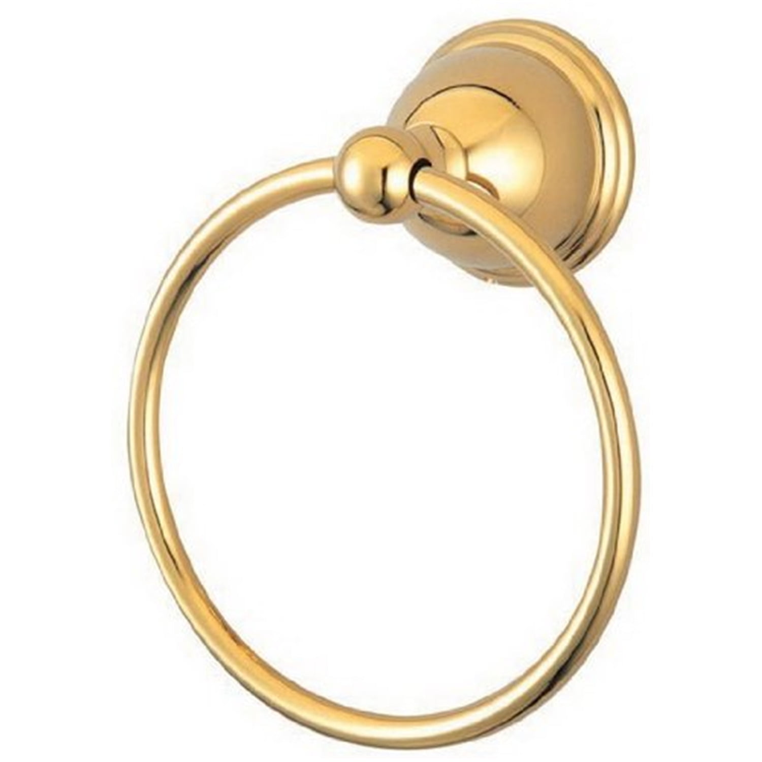 Polished Brass Wall Mounted Towel Ring