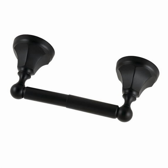 Kingston Brass BA4818MB 2.63 in. Metropolitan Toilet Paper Holder, Matte Black