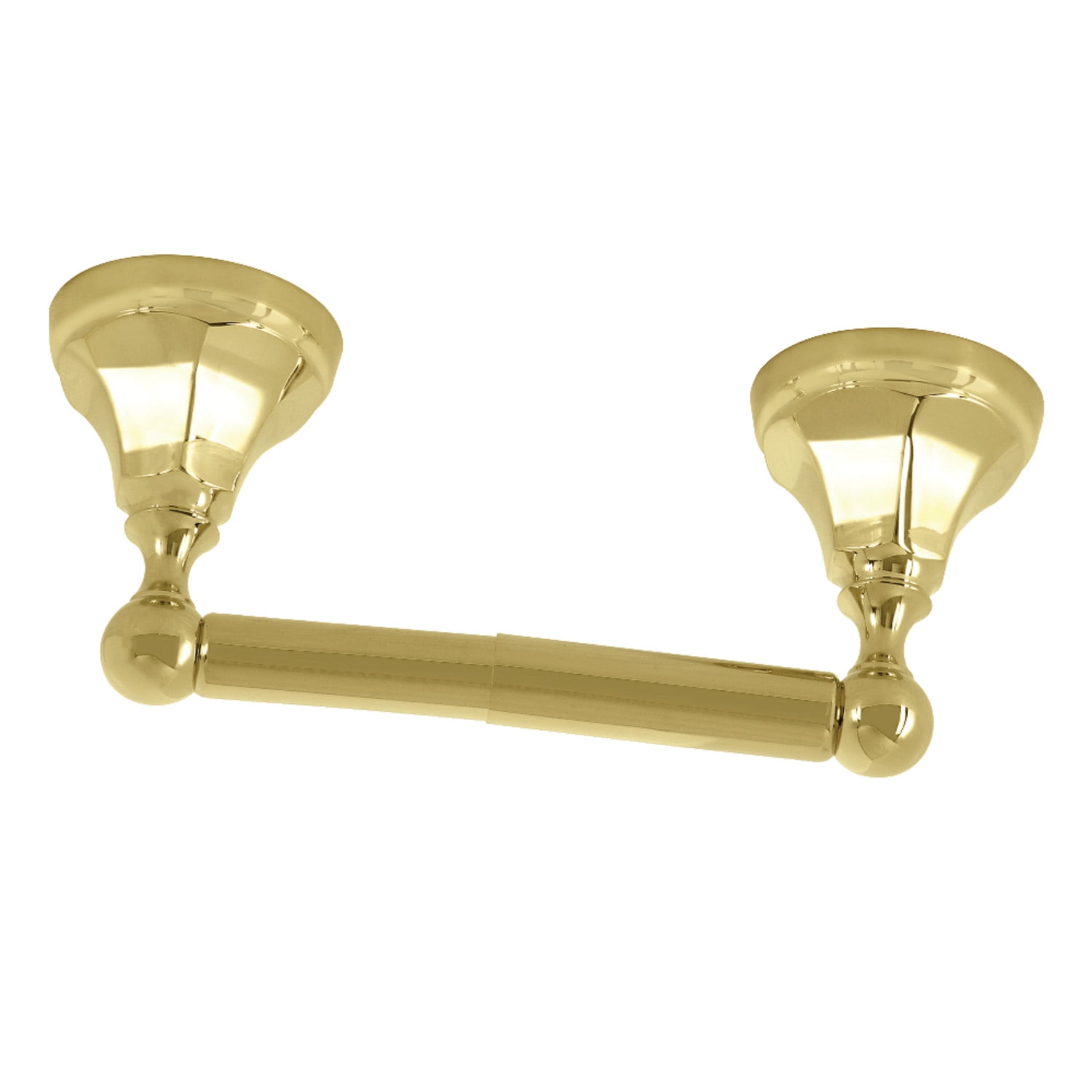 Kingston Brass Metropolitan Wall Mounted Toilet Paper Holder, Polished Brass Finish