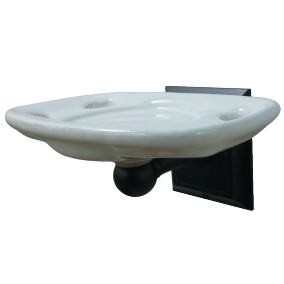 Kingston Brass BA6016ORB Standard Mount Millennium Toothbrush and Tumbler Holder, Oil Rubbed Bronze