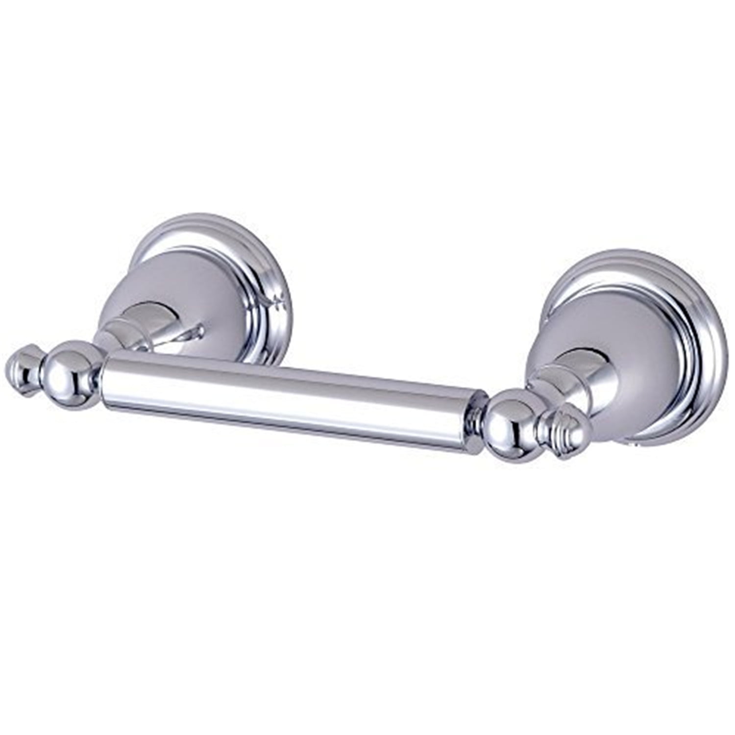 Vintage Chrome Wall Mounted Brass Toilet Paper Holder