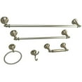 thumbnail image 1 of Kingston Brass BAHK161212478SN Naples Collection 5-piece Towel Bar Bath Hardware Set, Satin Nickel, 1 of 7