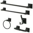 thumbnail image 1 of Kingston Brass BAHK61212478ORB Kingston Brass Monarch Collection 5-piece Towel Bar Bath Hardware Set- Oil Rubbed Bronze, 1 of 3